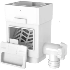 Collecteur de gouttière PVC Blanc