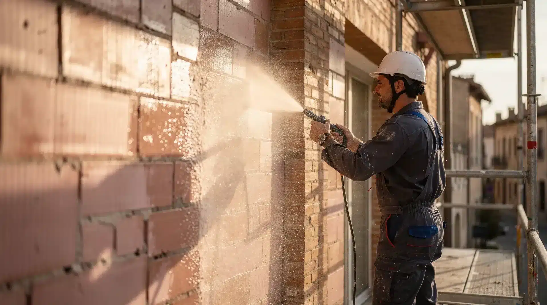 Nettoyage de façade en brique à Toulouse par un professionnel