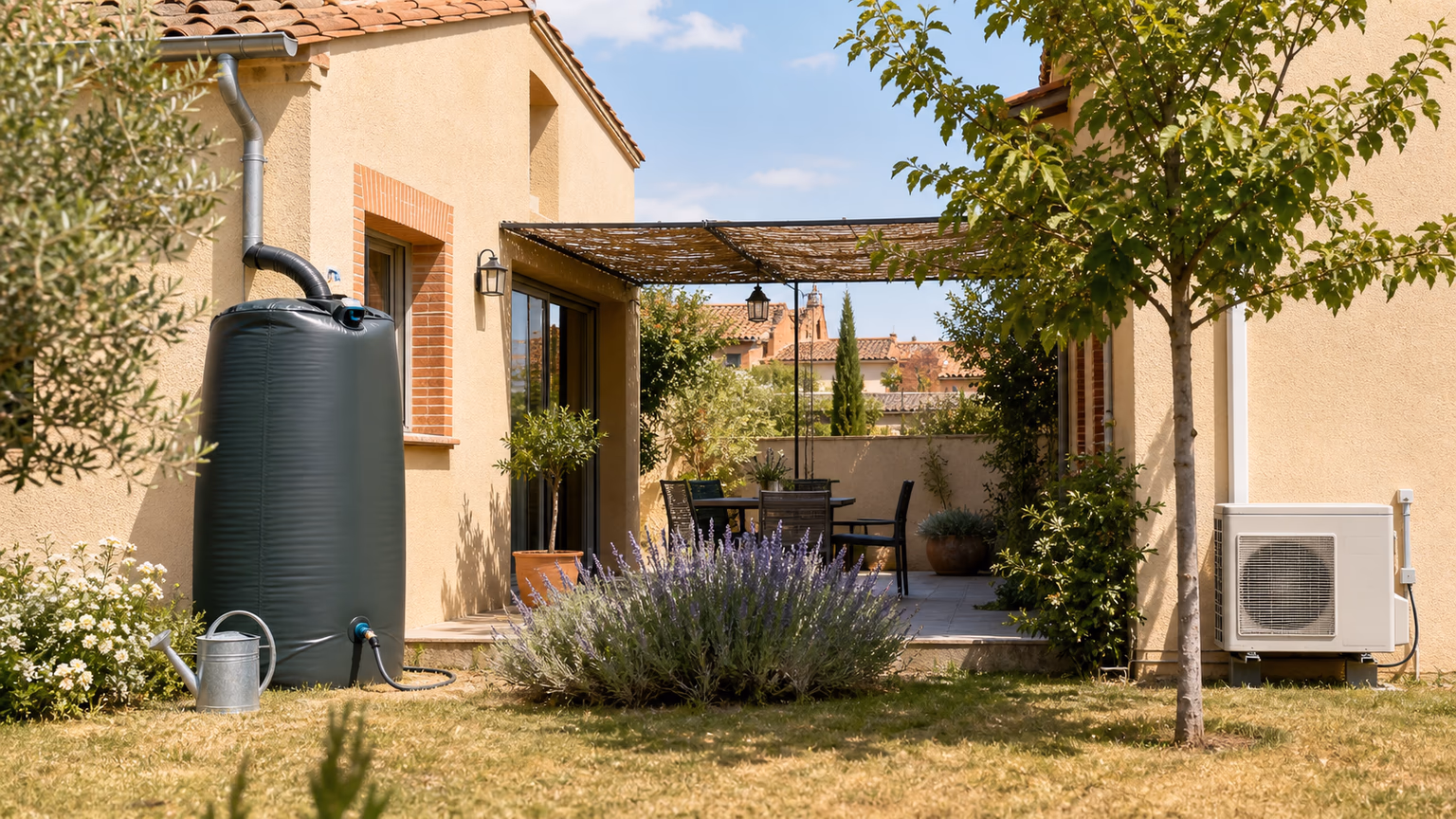 Canicule à Toulouse : récupération d’eau de pluie et climatisation, le duo à anticiper
