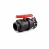 Vanne 1/4 de tour bride inox DN50 pour citerne souple